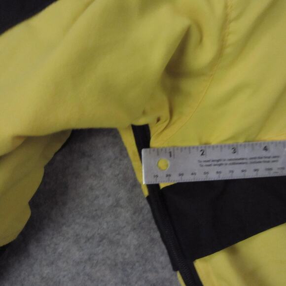 The North Face Steep Tech Jacket Mens XL Yellow Black Hooded Pullover Anorak - Picture 10 of 11